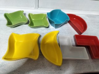 Lote Cuencos aperitivos,salero y pinchos