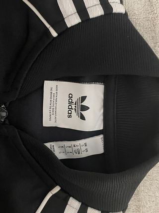 Chaqueta chandal adidas negra