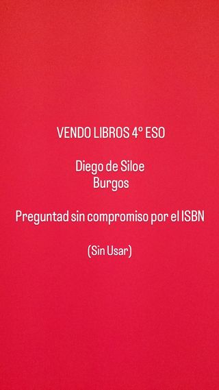 Libros 4° ESO
