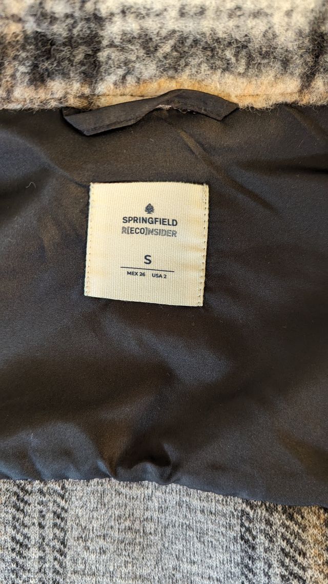 Chaqueta/Sobrecamisa cuadros