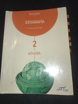 Geografia 2 Bachillerato