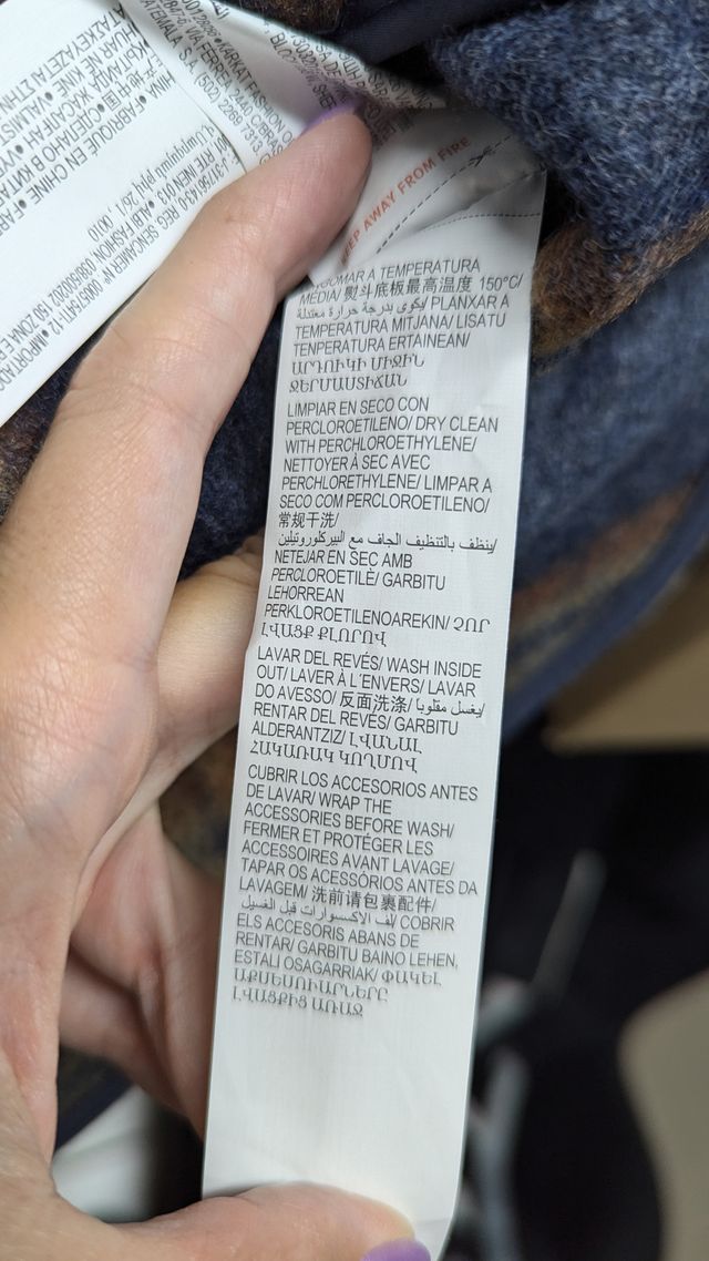 Chaqueta cuadros Springfield