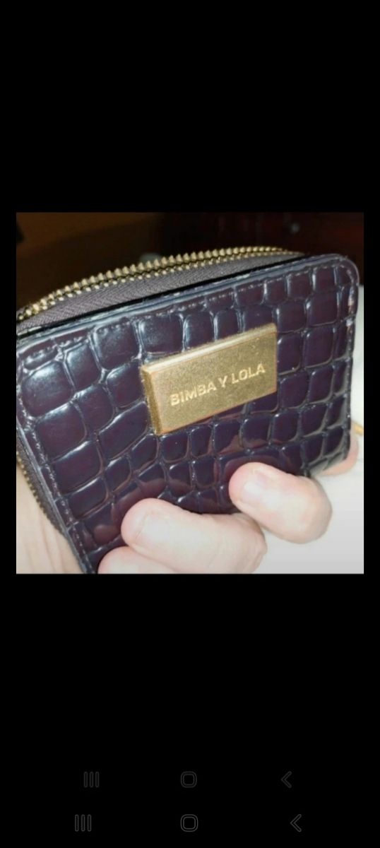 CARTERA BIMBA Y LOLA MORADA