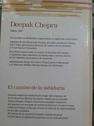 El camino de la sabiduría, Deepak Chopra