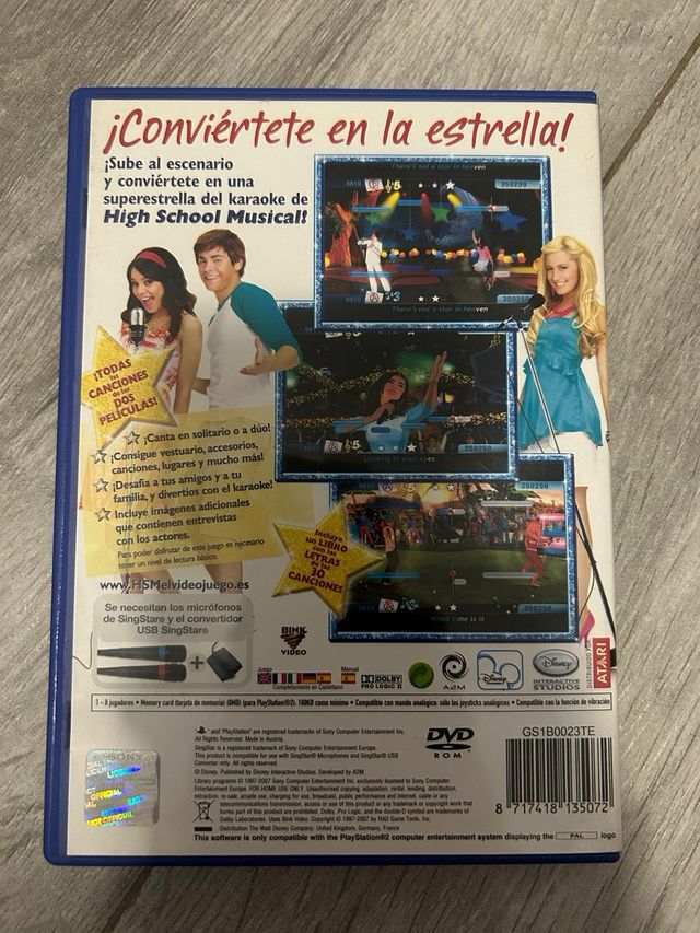 HIGH SCHOOL MUSICAL PS2