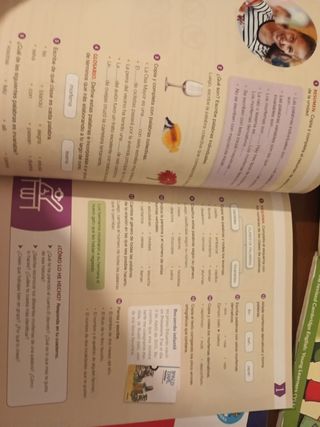 Libros 1°y 2° trimestre Lengua 5° Santil