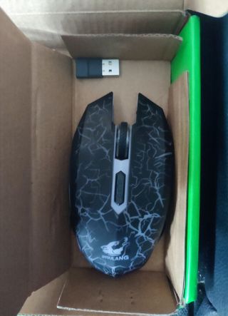 Teclado y ratón inalámbricos Chrome PC Android de 2,4 Ghz