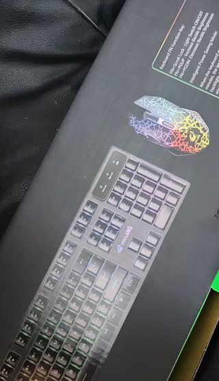 Teclado y ratón inalámbricos Chrome PC Android de 2,4 Ghz