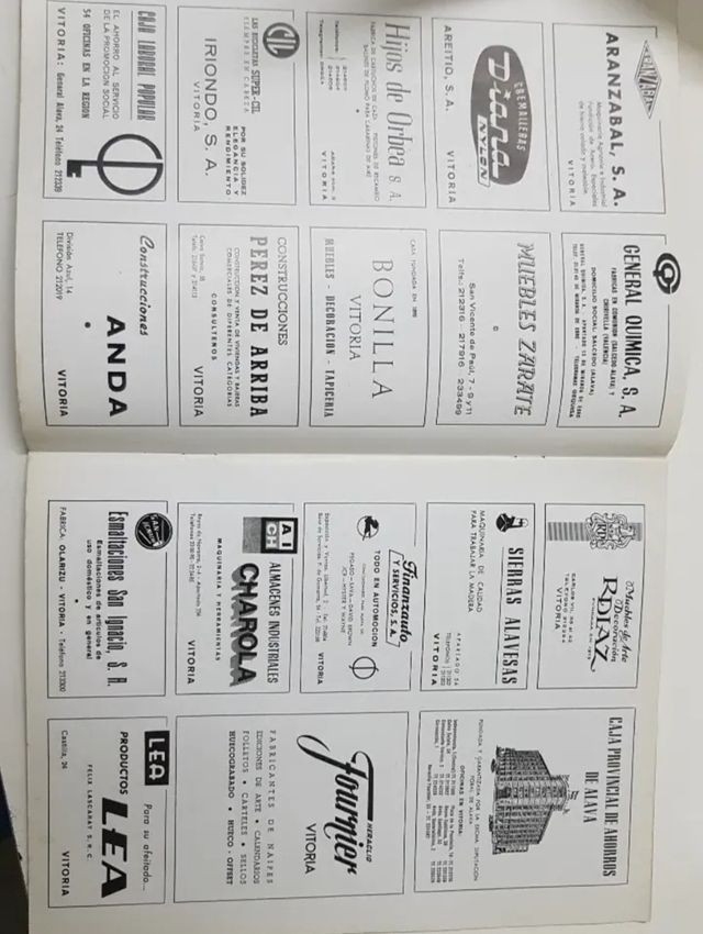 Programa fiestas Vitoria 1971