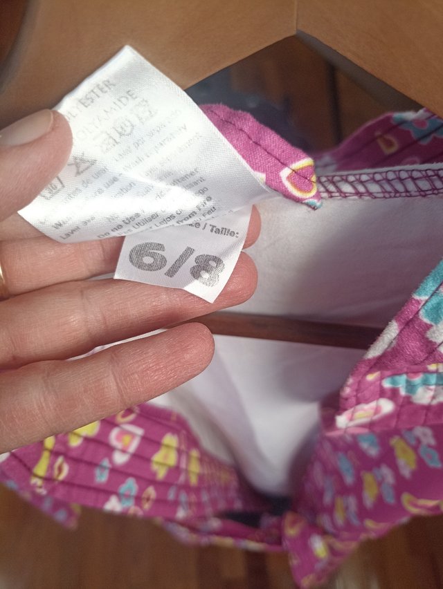 Albornoz niña microfibra Talla 6-8