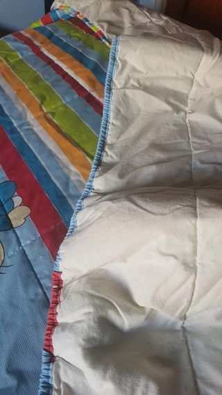 Edredón ajustable confeccionado a mano y a medida