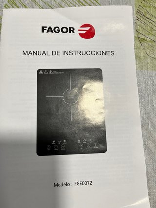 Placa de induccion portatil