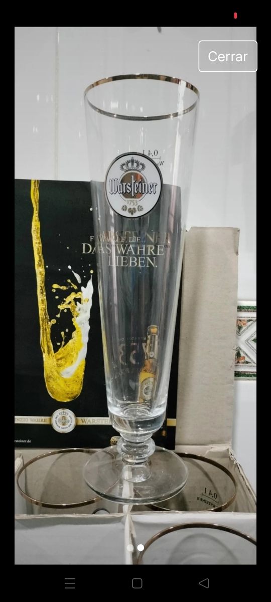 Copas de cerveza y salvagotas