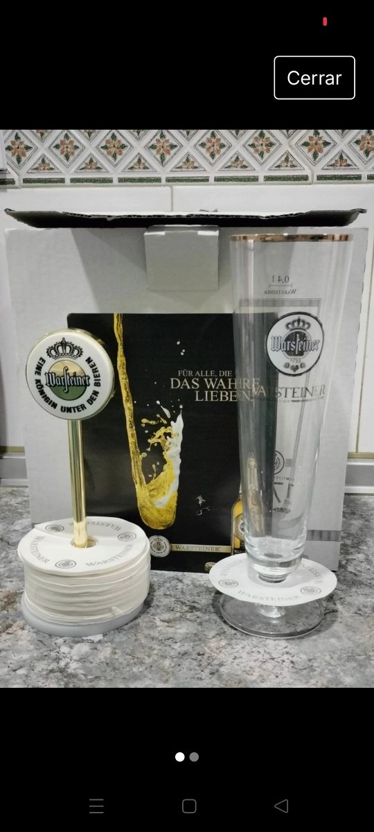 Copas de cerveza y salvagotas