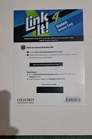 Libro Inglés Link It 4 A Student Book LEER