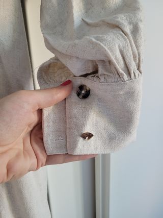 Vestido de lino white&one