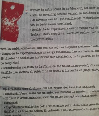NUEVO "RIFLE IMITACIÓN" juegos disparo wii y wiiU
