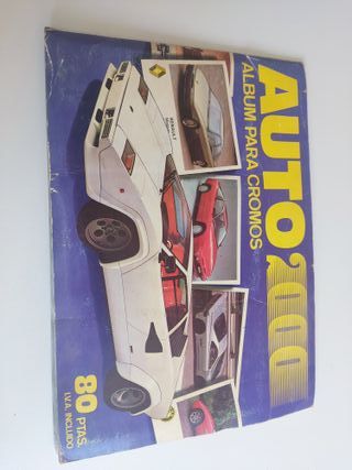 Álbum de cromos AUTO2000 completo Comic-Romo