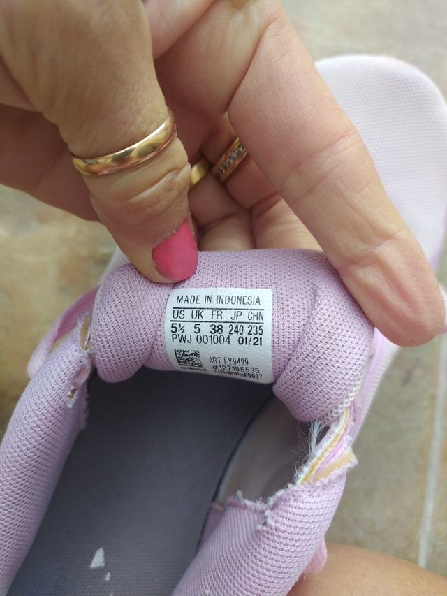 ADIDAS ROSAS 38 NUEVAS