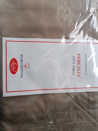 Lenzuola matrimoniali cotone percalle liabel