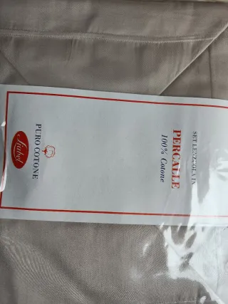 Lenzuola matrimoniali cotone percalle liabel