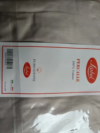 Lenzuola matrimoniali cotone percalle liabel