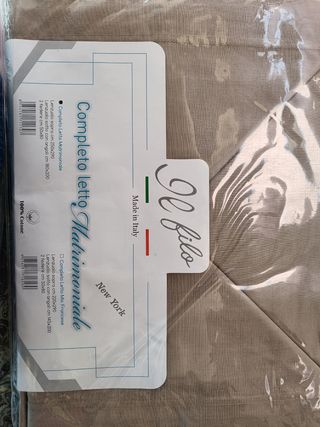 Lenzuola matrimoniali cotone il filo