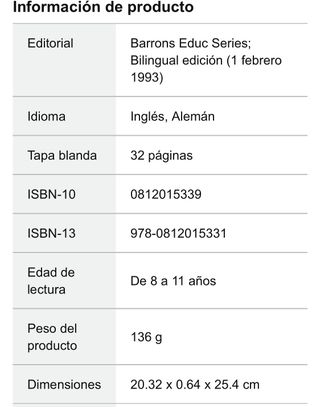 Libro infantil para aprender alemán