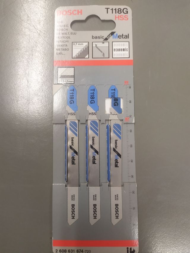 HOJAS de sierra BOSCH ref T118G HSS