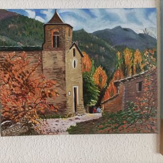 cuadro hecho por mi bastidor en acrilico