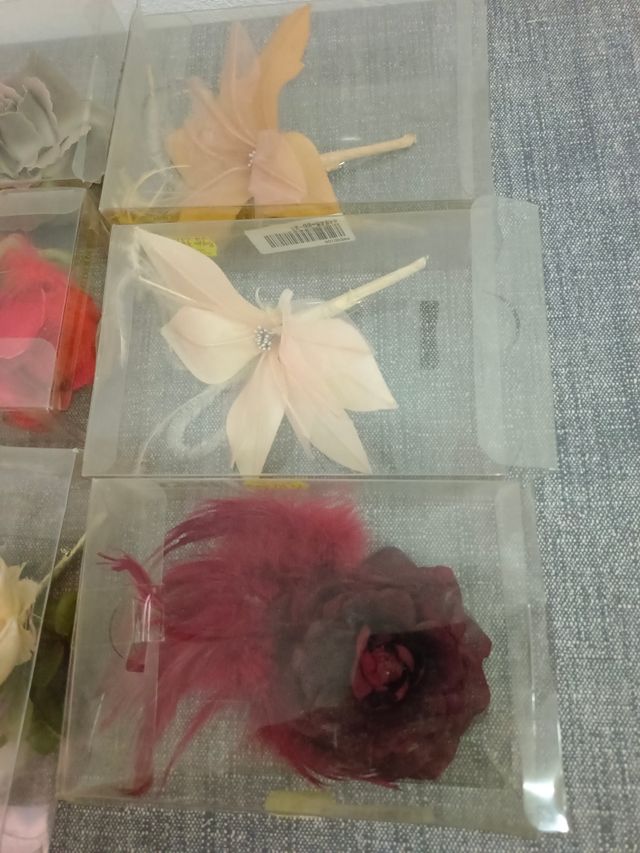 Pack de 8 adornos de flor