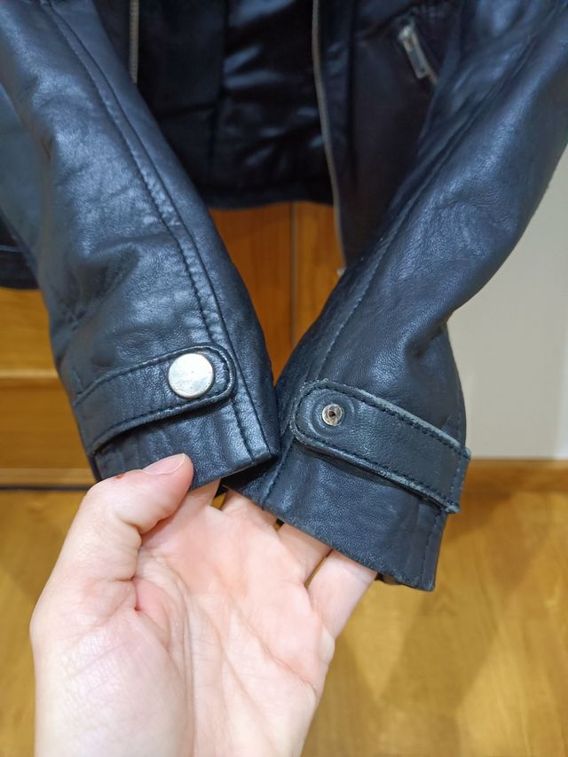 giacca in pelle taglia 36