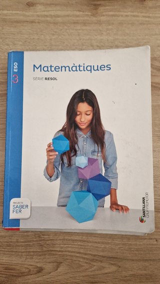Matemáticas santillana 3 ESO