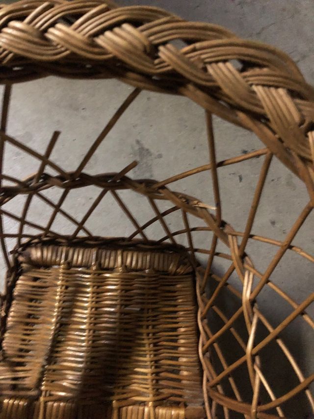 Sillón mimbre niños