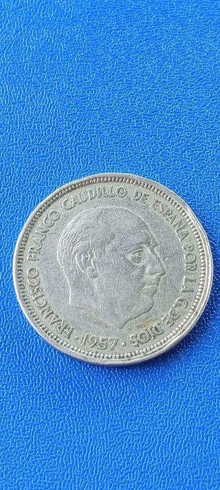 50 pesetas de 1957
