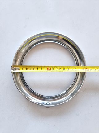 Pareja cerquillos faros RENAULT 8 (con pestañas)