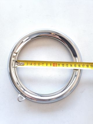 Pareja cerquillos faros RENAULT 8 (con pestañas)