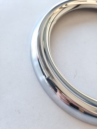 Pareja cerquillos faros RENAULT 8 (con pestañas)