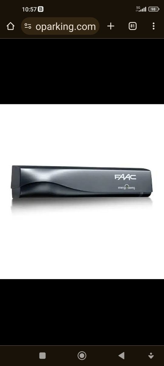 RADAR SENSOR DE MOVIMIENTO FAACXV1