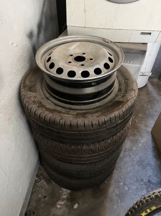 llantas de chapa originales volkswagen caddy 5uds