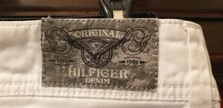 Pantaloni bianchi cotone elesticizzato