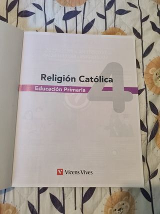 Libro de religión 4° primaria