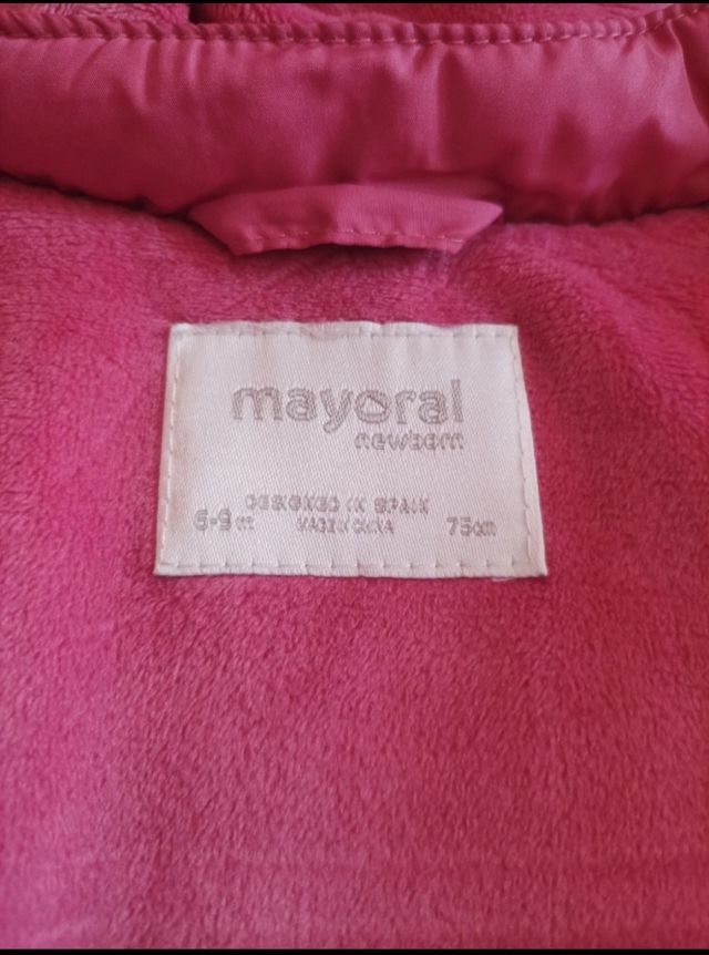 Abrigo niña mayoral 