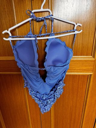 Bañador animal print neon