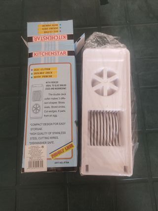 Pelador de Huevos y vinagrera