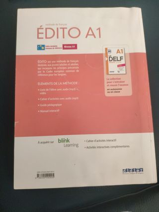 Libro francés Édito A1