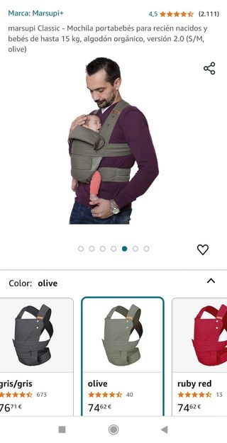 Mochila porteo 