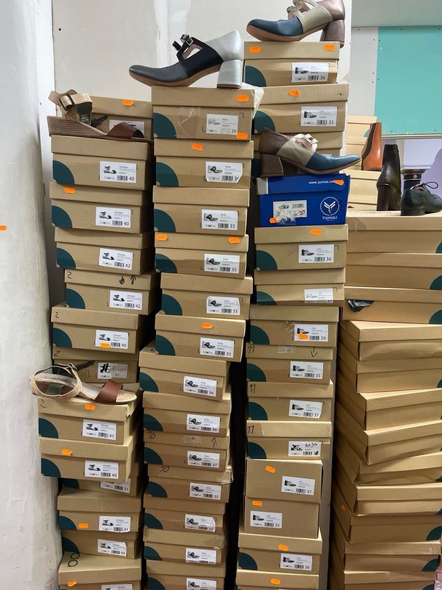 Venta de lotes de zapatos liquidacion 400 pares