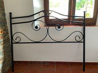 Cabecero de forja para cama matrimonio