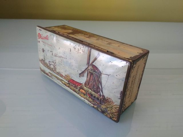 Caja hojalata antigua holandesa